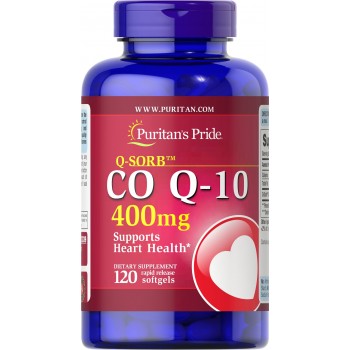 Puritan`s Pride CO Q-10 400 mg 120 softgels